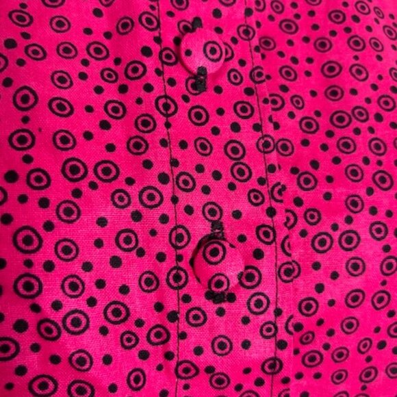 NWT Kemi Telford OS Hot Pink Midi Dress, cotton - Picture 6 of 7